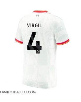 Liverpool Virgil van Dijk #4 Tricou Fotbal Replică 2024-25 Barbati Treilea